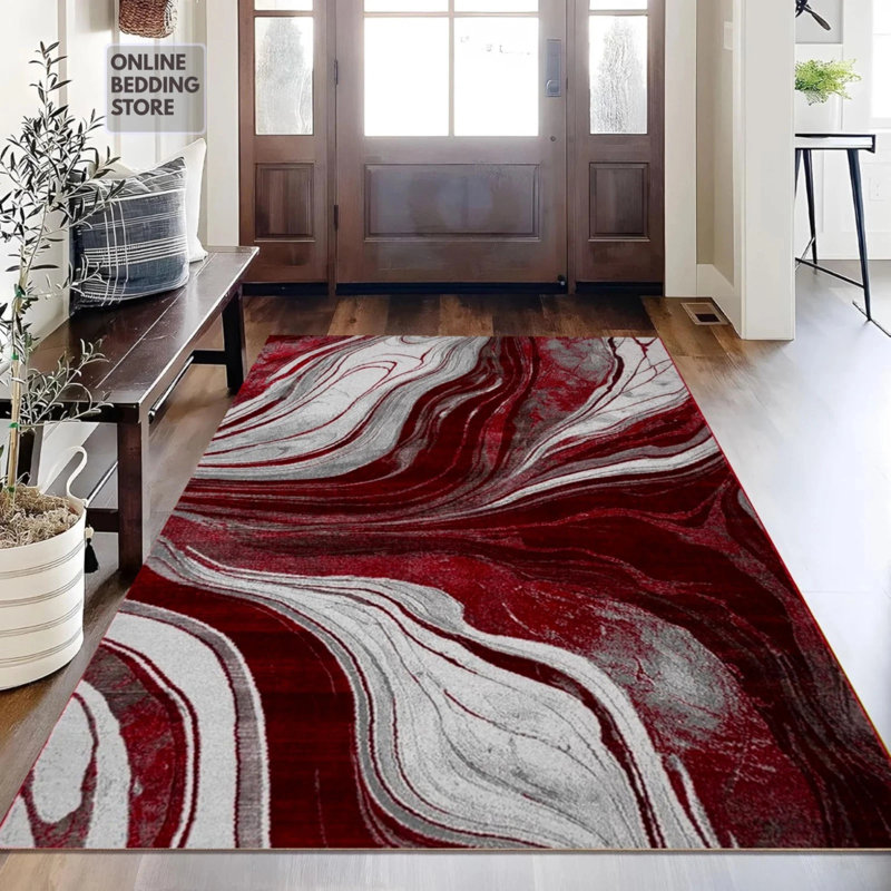Geometric Area Rug, Rectangle 80 x 150 cm