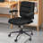 Remaya PU Leather Height Adjustable Office Tesk Chair With Comfy Lumbar Support -760444174