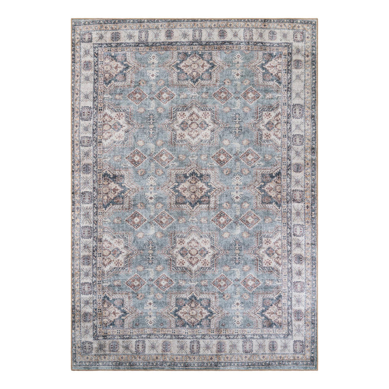 Bungalow Rose Ruth Timeless Rug, Rectangle 8 pi 4 po x 12 pi