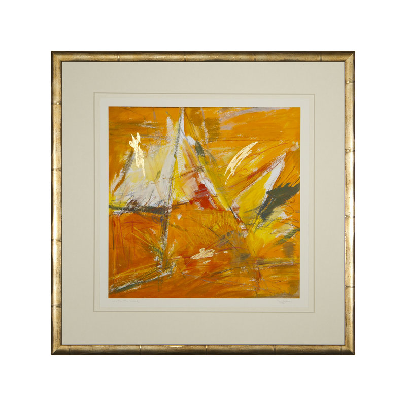 With The Wind Print by J.Johns