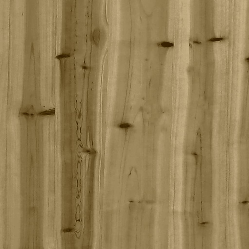 Wood Planter Box, 72cm H x 90cm W x 60cm D, Naturally Impregnated