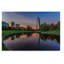 «Gateway Arch Reflection Sunset» par Fillmer, reproduction de photo sur toile tendue-30365957