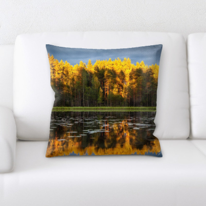 Microsuede Throw Pillow