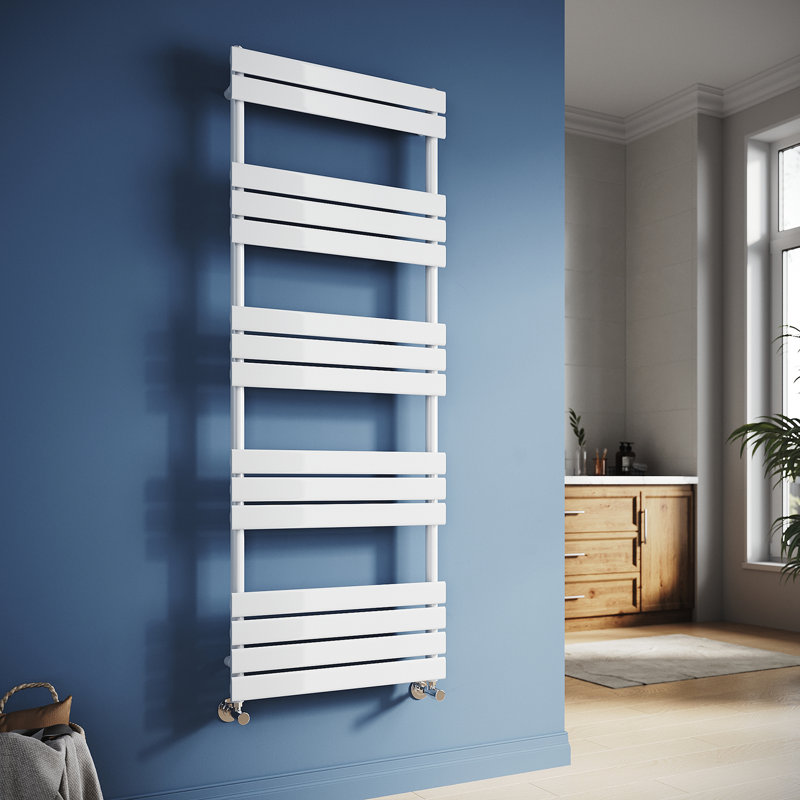 Cartha 15 Wall Towel Rack, White