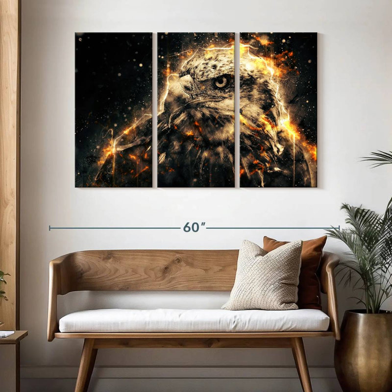 Brampt Majestic Eagle, 32" H x 50" W