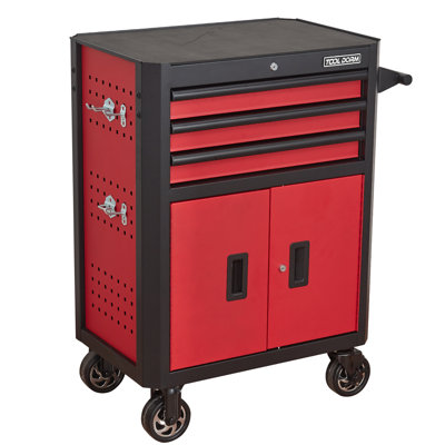 3-Drawer Rolling Tool Chest with Wheels, Liners and Locking System