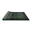 Tapis noir / vert en laine Abstract-2043515058