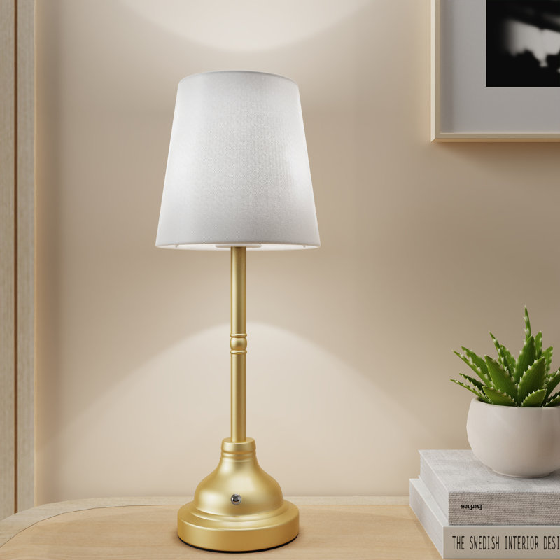 16.1 "Table Lamp,Rechargeable Cordless Table Lamp with Large Battery Capacity and Type-C Port,ClassicTouch Control Dimmable Bedside Lamps for Bedroom,Living Room,Dining Room and Reading