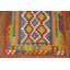 Tapis oriental multicolore en laine Kilim 4 x 6