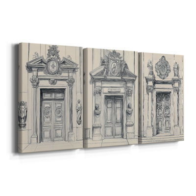 LANDSCAPES Series XXIX  -Custom Wrapped Gallery Canvas - 3 Pieces