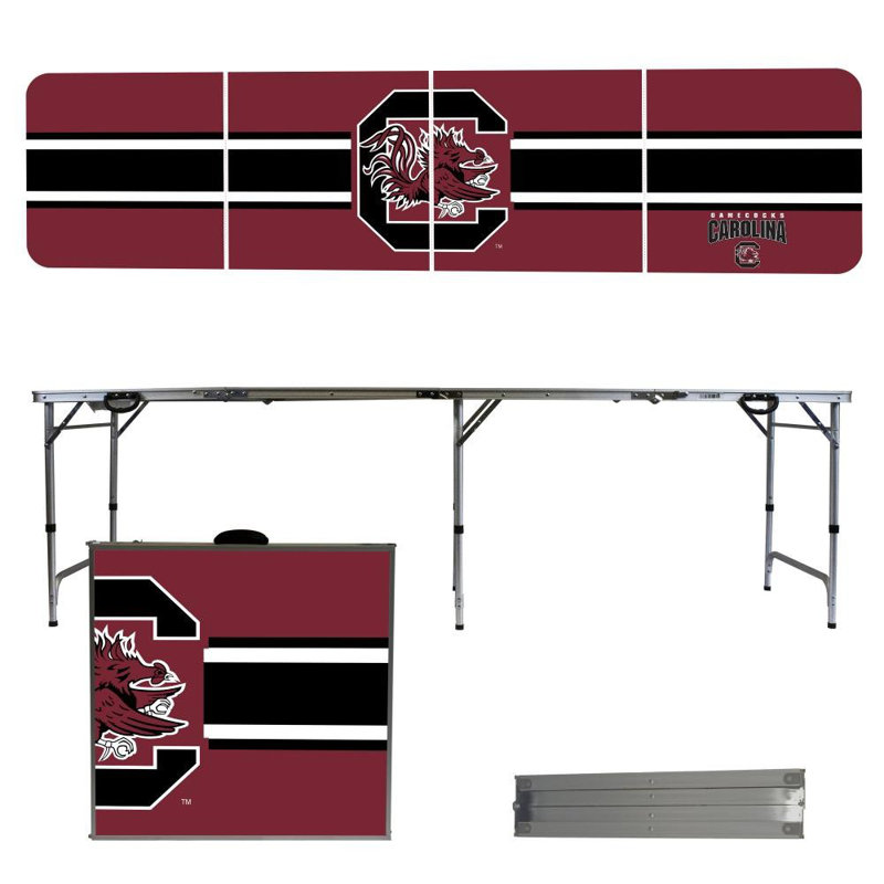 NCAA-Stripe Version Tailgate Table, Iowa Hawkeyes