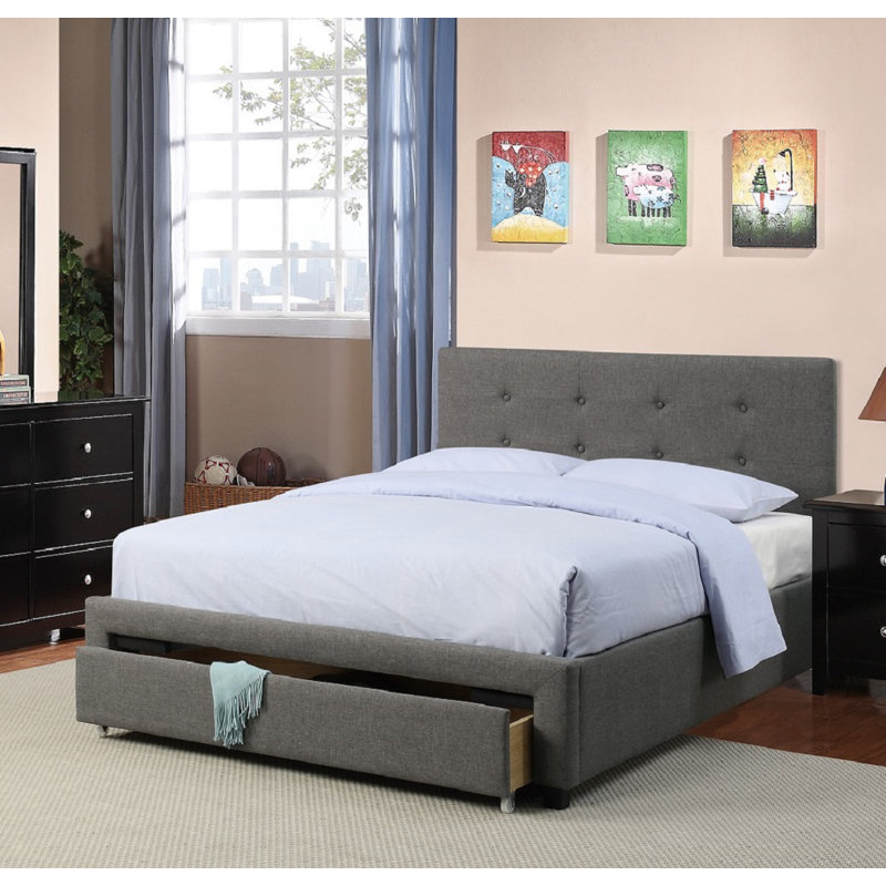 Weisgerber Upholstered Platform Storage Bed, Queen