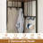 4-tier Coat Rack Corner Hall Tree With Shoe Storage Bench 6 Removable Hooks Bedroom-1533176133