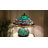 Stained Glass Dragonfly Table Lamp With A Lit Base