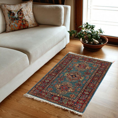 Madeeha Wool Oriental Indoor Rug