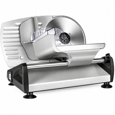 150W Electric Deli Food Slicer 7.5" Removable Stainless Steel Blade & Food Carriage