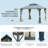  12 Ft. W x 10 Ft. D Aluminum Patio Gazebo
