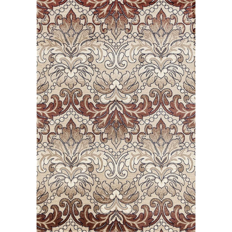 Tapis à motif floral Maes, Rectangle 8 pi x 10 pi