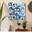 « Cobalt tiles II », reproduction d’art sur toile tendue-1837609774