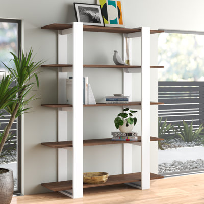 Tansy 62.4"H Wood Display Bookshelf