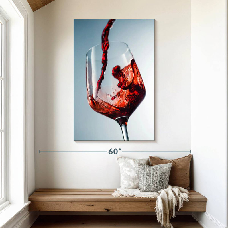 Yarlin pour le vin rouge, H 48 po x l 32 po