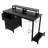 47.3"Office Desk With Power Outlet,2 Monitor Stands,2 Drawers,Side Pocket,Easy To Assemble,Frame Stability Reversible,Use For Home Desk, Computer Desk, Game Table-892776112