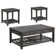 Ensemble de 3 tables basses et tables de bout Cliffview