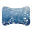 Tapis bleu dégradé 1 pièce
