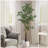 69" Artificial Ficus Tree with Black Plastic Pot
