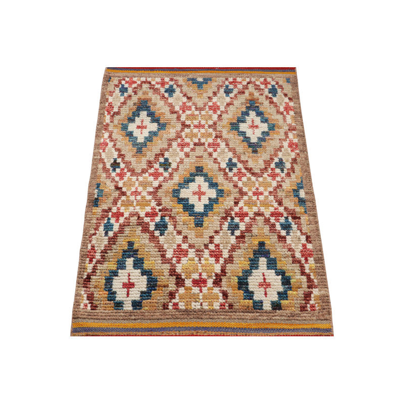 Handmade Silk and Wool Area Rug