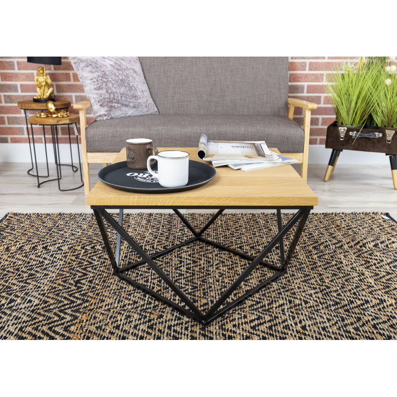 Salters Frame Coffee Table, Bright Oak