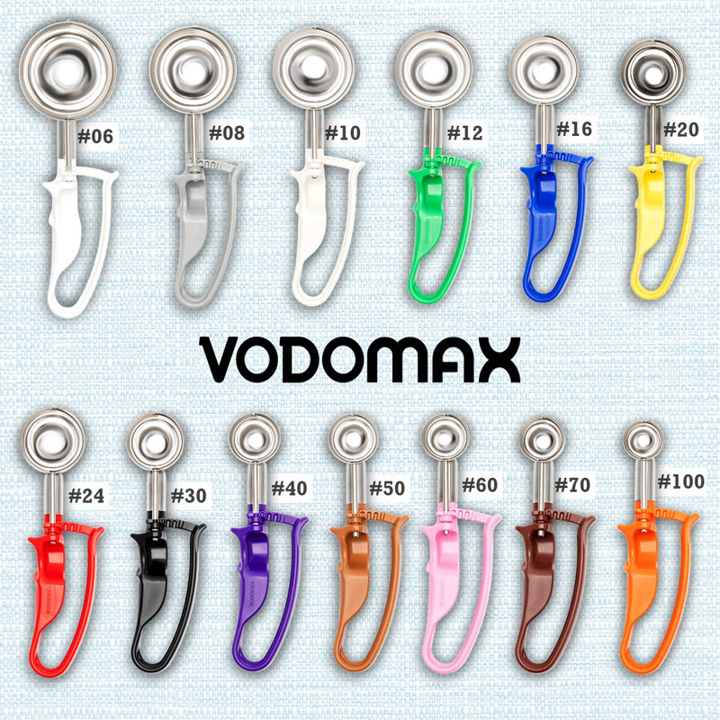 VODOMAX Scoop Size 06, 9.7" H x 3.15" W x 1.85" D, #06 White (4.66 oz.)