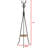 Benish Solid Wood Freestanding Coat Rack-297356076