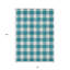 Tapis bleu sarcelle lavable 10 pi x 14 pi bleu et gris