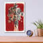 "Bouquet fond rouge" par Maria Pietri-2024095218
