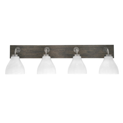 Barre d'éclairage de salle de bain 4 lumières Oxbridge