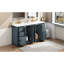 Meuble-lavabo de 30 pouces avec lavabo en céramique, structure en bois massif, tiroirs polyvalents, portes à fermeture en douceur, quincaillerie pour structure de 60 po et 30 po, espace de tiroir spacieux, rangement dissimulé, glissement en douceur-1761742238-1761742239