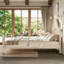 Base de lit pour enfant pleine grandeur Willow avec tête de lit courbée et support à lattes-133276990