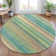 Machine Washable Indoor/Outdoor Xhevrie Aloe Rug