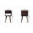 Mini Caramel Curved Bedside With Lower Slot-108808822