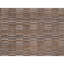 Tapis oriental rond en polyester 8 pi x 8 pi brun tissé à la main à motif quadrillé moderne en polyester 8 pi x 8 pi