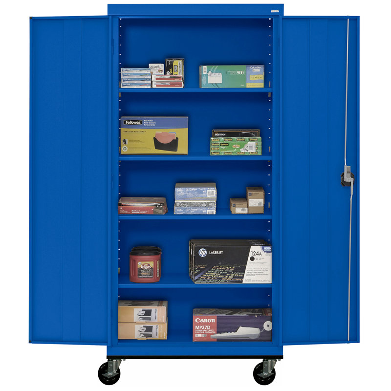 Armoire de rangement à 5 tablettes Transport, Bleu