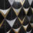 Larvotto 8.3 in. x 11.65 in. Polished Marble and Brass Mosaic Wall Tile (0.67 Sq. Ft. / Sheet)-51028912