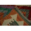 Tapis kilim unique fabriqué à la main 3 x 4 avec des motifs géométriques audacieux