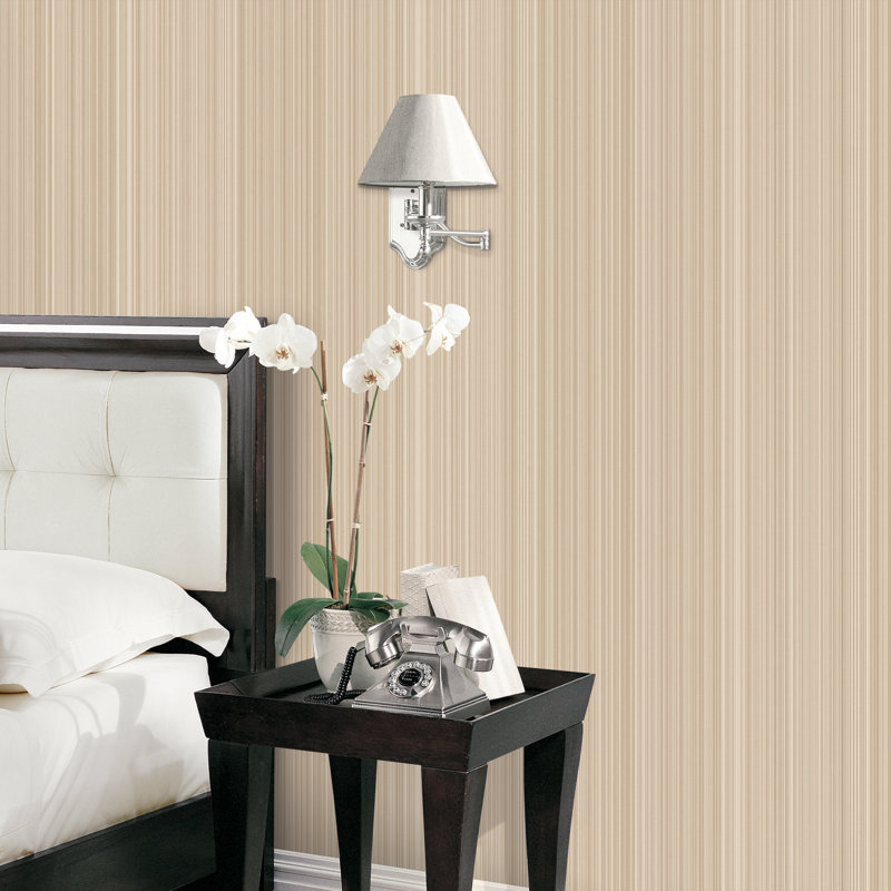 10m x 53cm Matte Wallpaper Roll, Tan