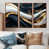 Toile avec cadre flottant brun
