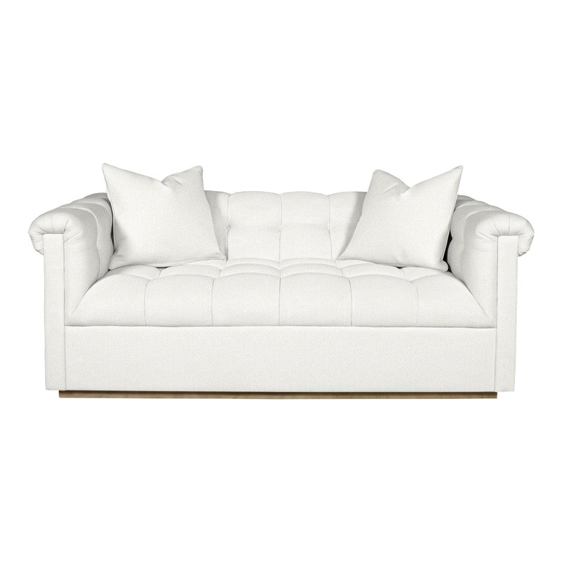 Causeuse rembourrée Thom Filicia Home, Kempsey peau de mouton, Hampton