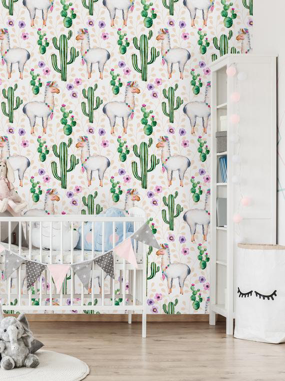 Rouleau de papier peint adhésif Lee and Cactus L 8,33 pi x l 25 po Beebe