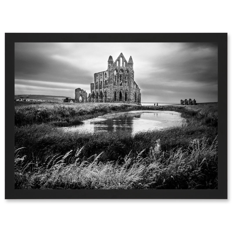 Whitby Abbey Ruin England UK - Single Picture Frame Print