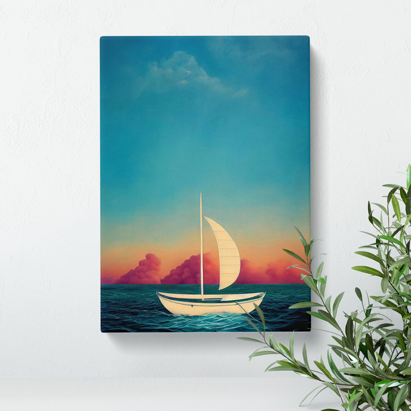 Sailing Boat - Wrapped Canvas, 60cm H x 40cm W x 3cm D